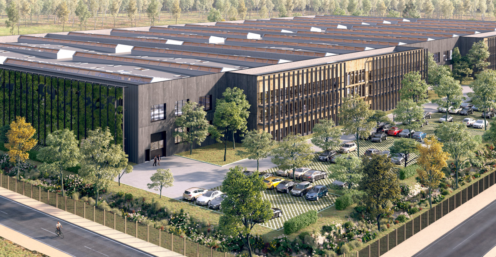 Lot B : Une offre innovante à la location de locaux industriels neufs de 6 000 m² à 12 000 m² livrés au 2ème semestre 2023 développée par JMG Partners