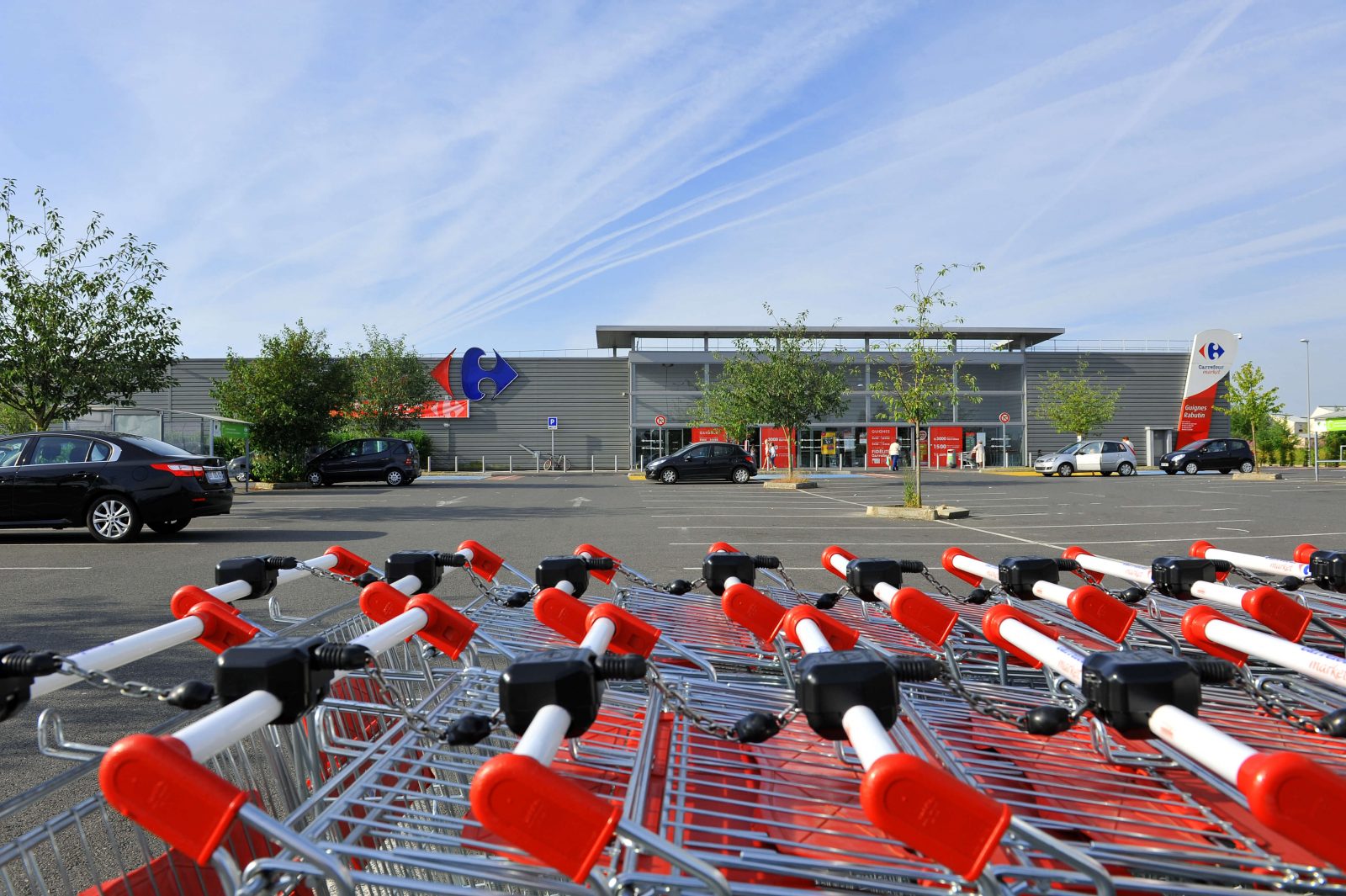 Implantation d'un Carrefour Market, Photo Jean-Paul HOUDRY