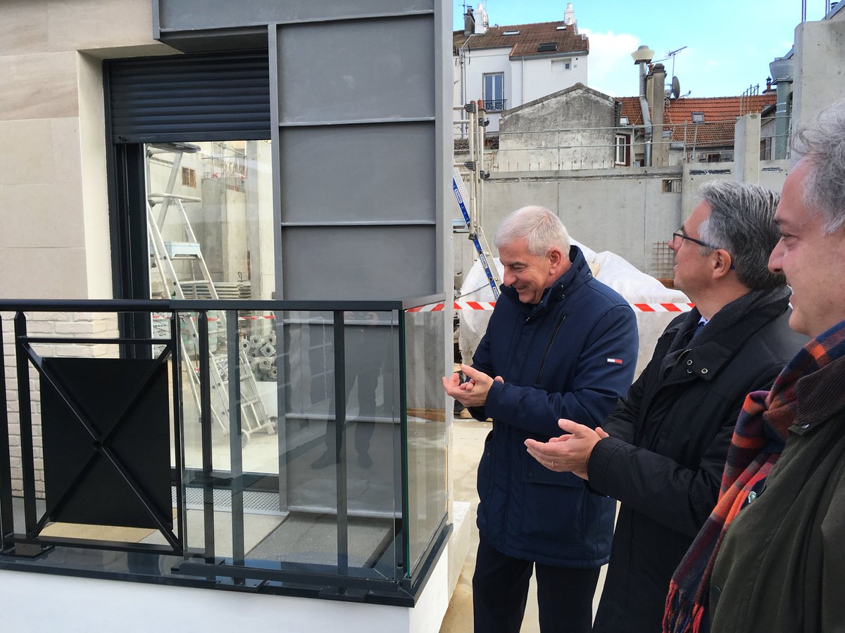 Une présentation assurée par Jean-Paul Michel (au centre), Maire de Lagny-sur-Marne