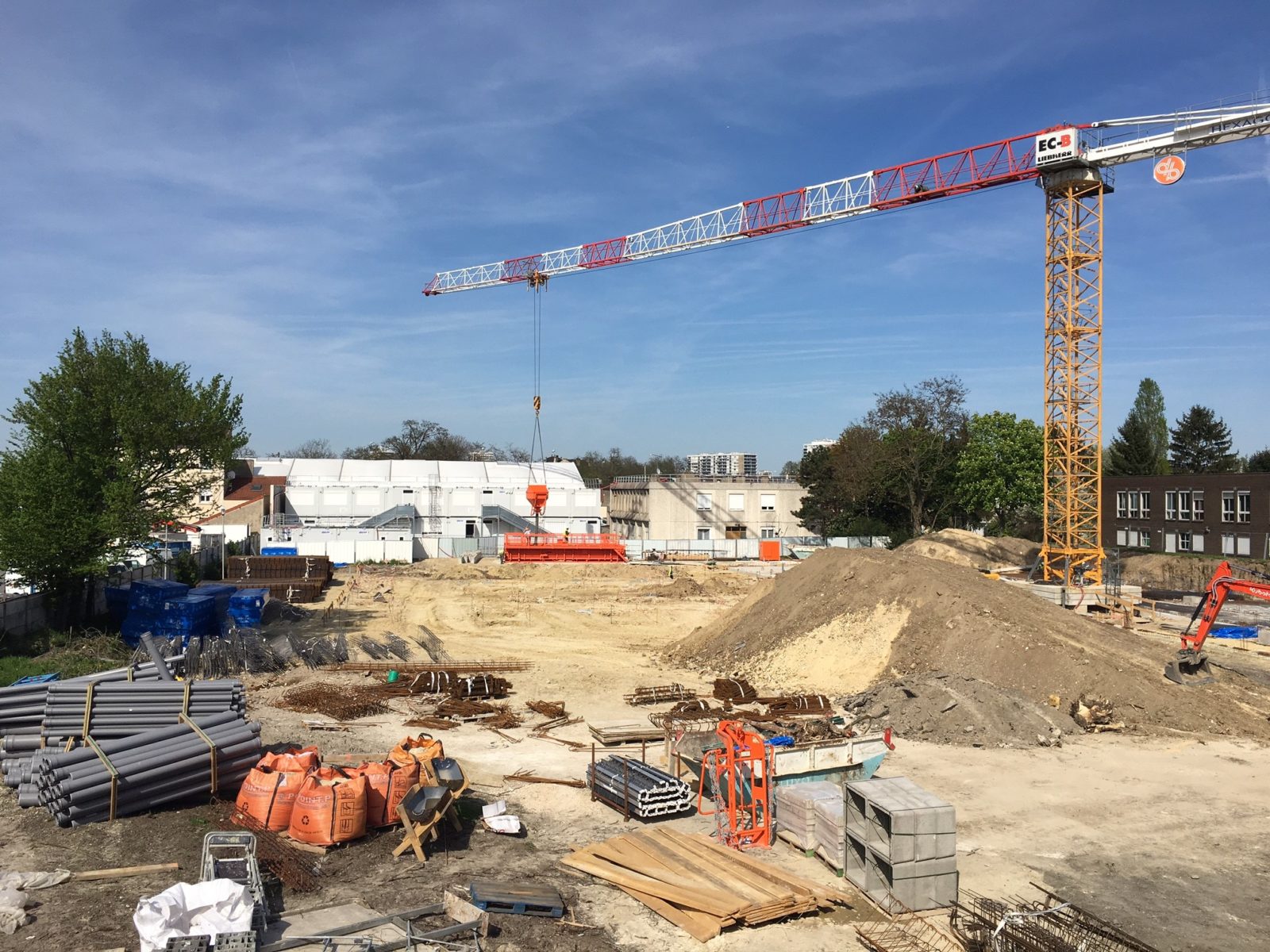 Photo du chantier - avril 2018