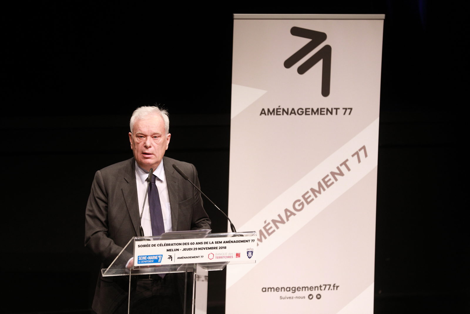 Patrick SEPTIERS - Président du Conseil Départemental de Seine-et-Marne