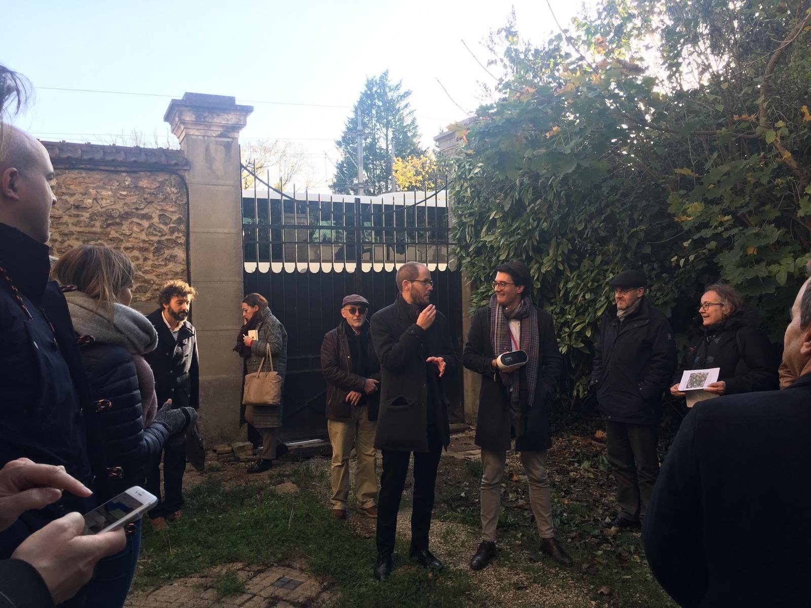 Visite de site à Pomponne lors d'un des ateliers organisés par l'Institut Paris Région (7 novembre 2019)