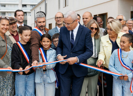 Inauguration du groupe scolaire Arnaud Beltrame à Bussy-Saint-Georges